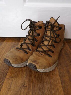 Merrell Ontario Mid Tan Waterproof Hiking Boots Size 13